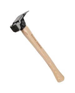 KLEH80920H image(0) - Klein Tools Milled Face Hickory Handle Hammer, 20-Ounce