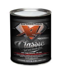 XLB50004 image(0) - Excel Auto Body Products HOTROD BLACK FLAT QT