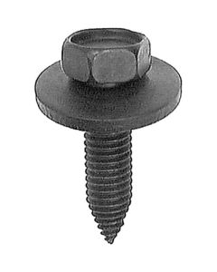 AUVECO AP13614 Hex Sems Head CA Point Body Bolt, M8 x 1.25 mm Screw x 13 mm Hex x 30 mm L, Phosphate