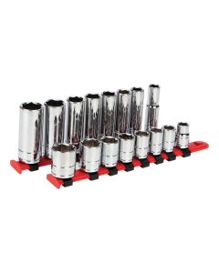 Wilmar Corp. / Performance Tool 16 pc. 3/8" Dr. Metric Socket Set