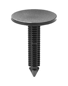 AVCAP12759 image(0) - AUVECO AP12759 Single Head Type 1 Trim Panel Retainer, 1 in Dia Bottom Head x 1-7/16 in L Stem, Nylon, Black