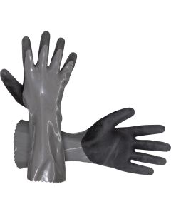 SAS6701701 image(0) - SAS Safety Chem Defender PVC Chemical Resistant Gloves - S/M