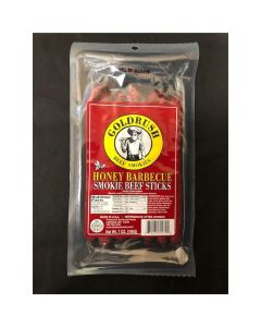 Gold Rush Jerky Honey BBQ 7 oz. Beef Sticks - 12 Count (6 lbs.)