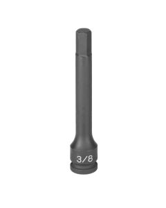 GRE19084M image(1) - Grey Pneumatic 3/8" Drive x 8mm Hex Driver 4" Length