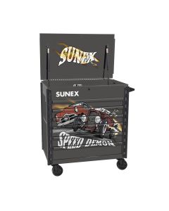 SUNEX Tony Squindo Speed Demon Full Drawer Cart - GRY