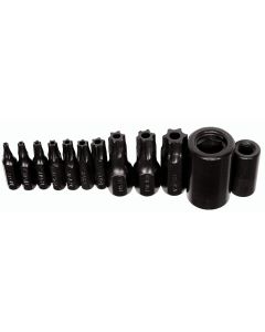 K Tool International Master Tamper Proof Torx Set T10-T55 Bits