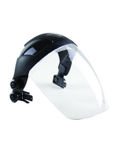 SRWS32012 image(0) - Sellstrom Sellstrom - Face Shield - DP4 Series - 9" x 12.125" x 0.060" Window - Clear AF - Universal Hard Hat Slot Adaptor Headgear