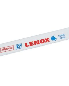 LEX20161T224HE image(0) - Lenox Tools 12 Inch 24 TPI Bi-Metal Hacksaw Blades - 2 Pack