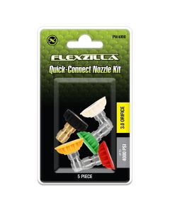 LEGPW4000 image(0) - Flexzilla Pressure Washer Quick-Connect Chiseling Spray Nozzle, 1/4", 15&deg;, Yellow, Stainless Steel/Plastic