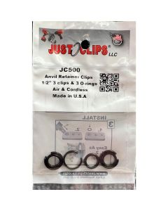 Just Clips 1/2 in. Drive Impact Wrench Anvil Retainer (Pack o