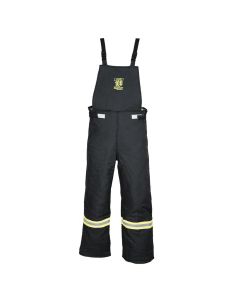 OBERON Bib Overalls - Arc Flash - 100 Cal TCG Ultralight - Color: Black - Size: Medium