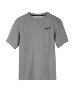 Milwaukee Tool HYBRID WORK TEE - SS GRAY M
