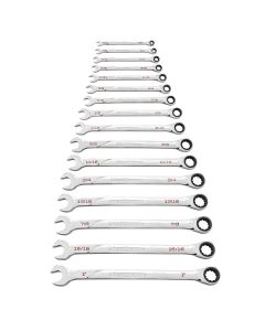 KDT86451 image(1) - GearWrench 16 Piece 120XP Universal Spline XL Ratcheting Combination SAE Wrench Set