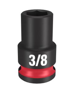 Milwaukee Tool SHOCKWAVE Impact Duty  3/8" Drive 3/8" Standard 6 Point Socket