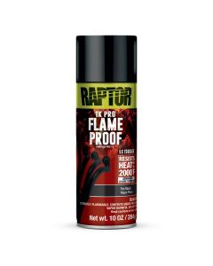 UPO4942 image(0) - U Pol Products RAPTOR Flameproof Flat Black 10oz