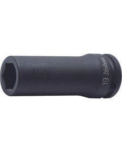 KKN15300M-17 image(0) - Ko-ken USA 15300M-17 5/8 Sq. Dr. Socket 17mm 6 point Length 90mm