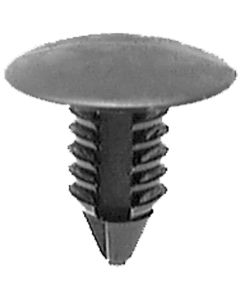 AVC10831 image(0) - AUVECO 10831 Single Head Type 1 Fender and Bumper Shield/Trim Panel Retainer, 11/16 in Dia Head, Nylon, Black