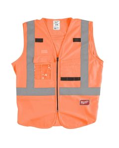 MLW48-73-5031 image(1) - Milwaukee Tool Hi Vis Orange Safety Vest - S/M