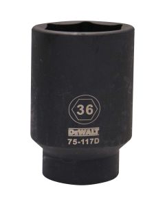 DWTDWMT75117OSP image(0) - DEWALT Dwmt 6Pt 1/2In Dr Dp Im Skt 36 Mm