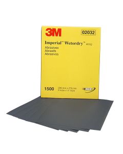 3M PAPER SHEETS IMPERIAL 9"X 11" MICRO FINE 1500 50/S