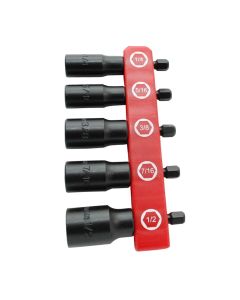TIT15220 image(2) - TITAN 5-PCC SAE NUT DRIVER SET