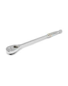 KDT81360T image(1) - GearWrench 1/2 Inch Drive 90-Tooth Long Handle Teardrop Ratchet 15 Inch
