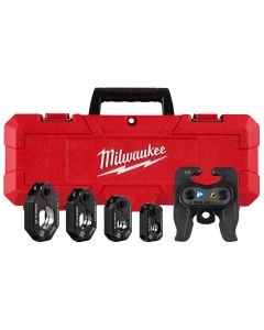 MLW49-16-2490X image(0) - Milwaukee Tool 1/2 Inch - 1-1/4 Inch CTS-V Pivoting Press Ring Kit for M12 FORCE LOGIC Press Tool