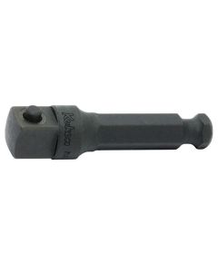 KKN120-50B image(0) - Ko-ken USA 120-50B 5/16 Hex Dr. Adaptor 3/8 Square Length 50mm Ball type