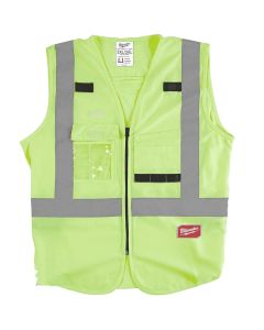 MLW48-73-5061 image(2) - Milwaukee Tool Hi Vis Yellow Safety Vest-S/M (CSA)