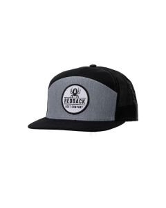 Redback Byron Bay 7 panel Snapback Black Grey