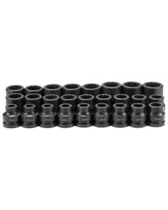 Grey Pneumatic 1DR 26PC METRIC SET 19MM TO 44MM