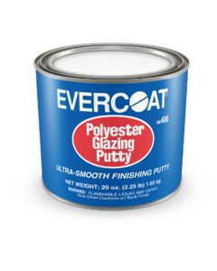 FIB400 image(1) - Fibre glass Evercoat 100400 Polyester Glazing Putty, 2.25 lb Can, White, Paste