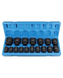 Grey Pneumatic 3/4" Drive Standard Length Impact Set