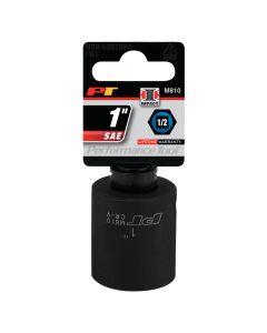 WLMM810 image(1) - Wilmar Corp. / Performance Tool 1/2" Drive 1" 6pt Impact Socket