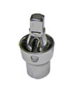 VIMUJ454 image(0) - VIM Tools 1/4 Inch Smooth 45 Degree U-Joint Socket Adapter 1/4 Inch Square Drive