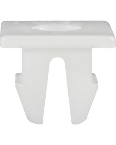 AVC20895 image(0) - AUVECO 20895 Front Bumper Nut, M5.5 mm Screw x (14 x 16 mm) Head x 10 mm L Stem, Nylon, Natural