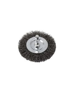 AES1862 image(0) - AES Industries 1862 Coarse Wire Wheel with Shank, 3 in, 1/4 in Shank, Steel