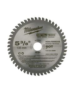 MLW48-40-4075 image(1) - Milwaukee Tool 5-3/8" Aluminum Cutting Circular Saw Blade