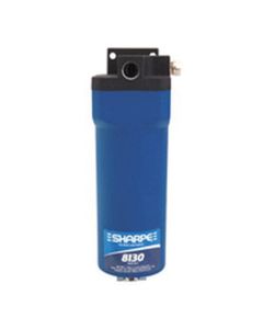 SHC8130 image(0) - Sharpe Mfg. Co. 8130 Air Filter, 1/2 in NPT Inlet x 3/8 in NPT and 1/4 in NPT Plugged Port, 75 cfm, 5 um