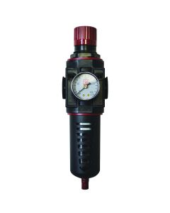 Reading Technologies  FR500-G Filter/Regulator, 1/2 in Inlet/Outlet, 80 scfm, 5 um, 120 deg F Maximum, 180 psig Maximum Supply