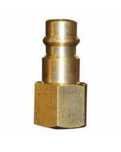 RTCHFFP-1 image(0) - Reading Technologies  HFFP-1 High Flow Quick Disconnect Plug, 1/4 in, Female, Brass