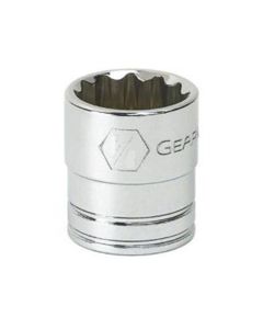 KDT80496 image(0) - GearWrench 3/8 Inch Drive 12 Point Standard SAE Socket 1/4 Inch