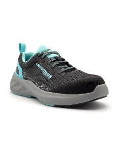 FSIN5200-7D image(0) - Nautilus Safety Footwear SpringWater - Women's - CN|EH|SR|SF - Black / Aruba Blue / Grey - Size: 7 - D - (Regular)