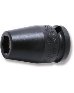 KKN13400AG-5-16 image(0) - Ko-ken USA 13400AG-5/16 3/8 Sq. Dr. Socket 5/16 6 point Length 32mm Magnet