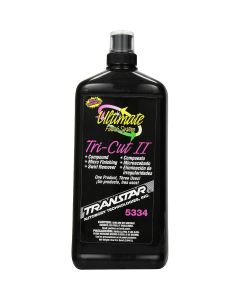 Transtar Autobody Products 5334 - Tri-Cut Compound - 1 qt Bottle - Glossy White - Liquid