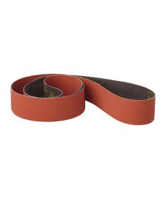 MMM85821 image(0) - 3M Cloth Belt 777F, P120 YF-weight, 3 in x 10-11/16 in, Fabri-lok, L-flex