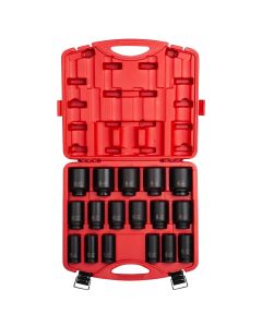 SUN4685 image(0) - SUNEX 3/4" Drive 17 Piece SAE Deep Impact Socket Set