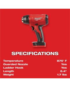 MLW2688-20 image(2) - Milwaukee Tool M18 Compact Heat Gun (Tool Only)