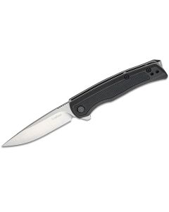 KER1428 image(0) - Kershaw Outfield Assisted Open Liner Lock 4Cr14 Drop Point Blade with Stonewashed finish EDC Folding Pocket Knife - Black