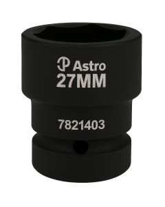 AST7821403 image(0) - Astro Pneumatic 27mm 1/2 Inch Drive Low Profile Nano Impact Socket